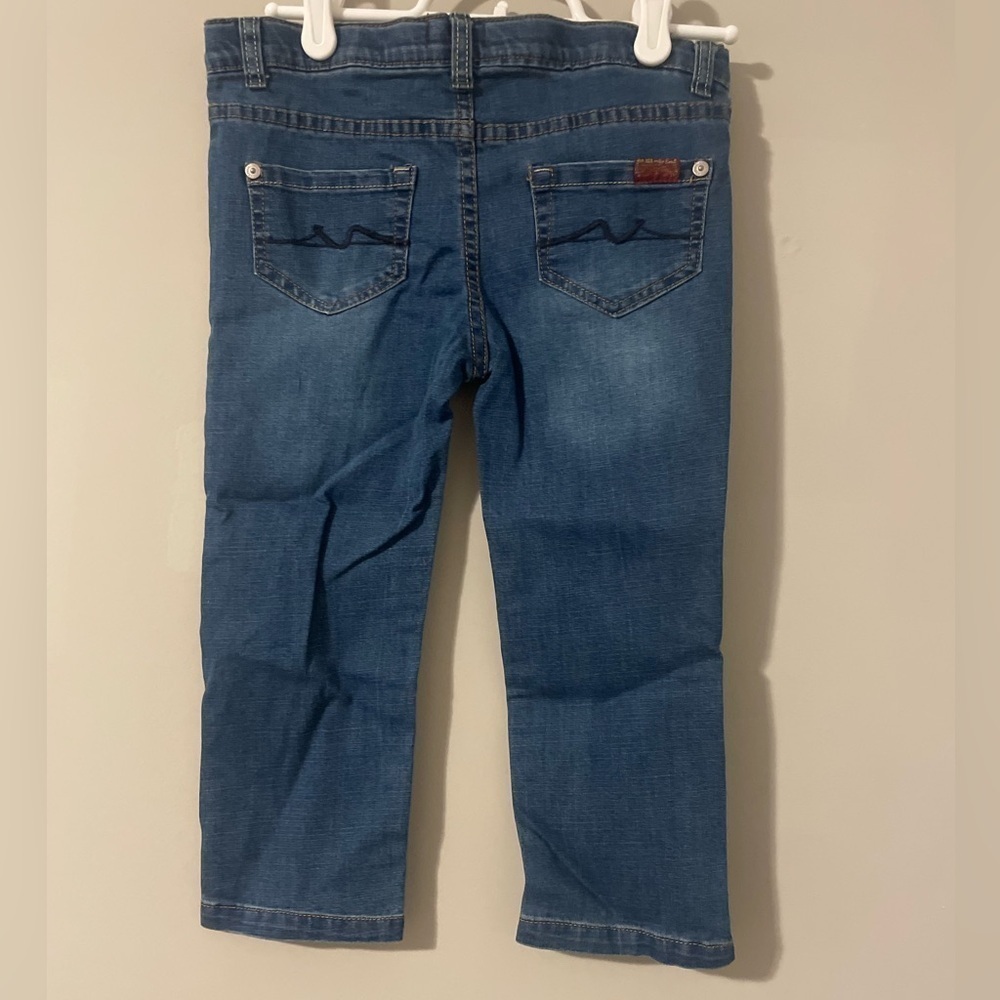 NWOT - 7 For All Mankind Jeans - Size 3T - Medium Blue - Picture 2 of 2